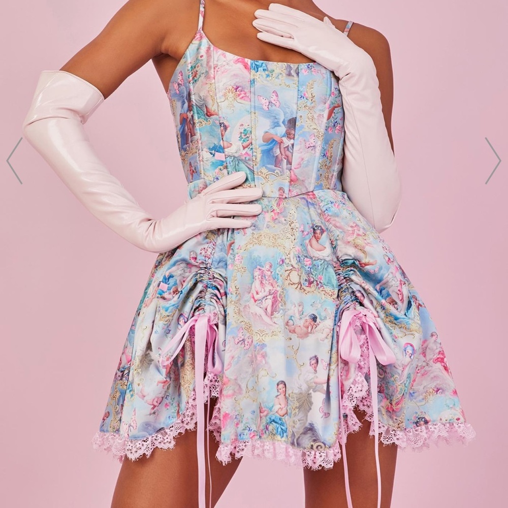 Sugar Thrillz divine lush opulence corset dress xs